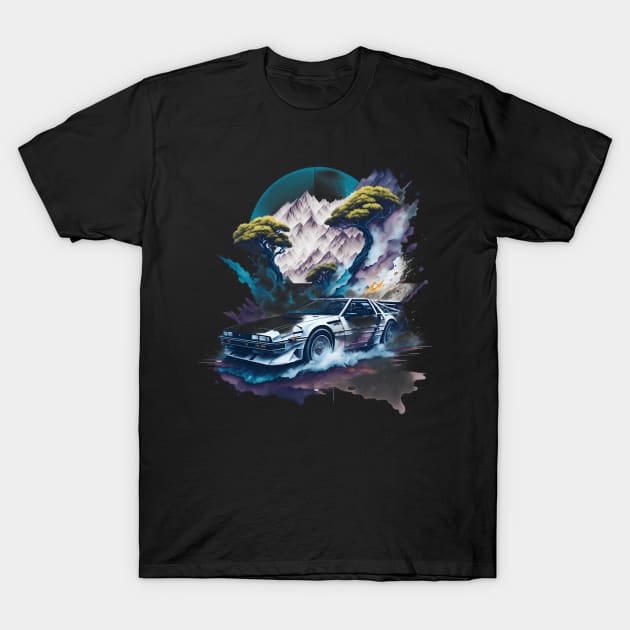 DMC DeLorean Art T-Shirt by Shop Goods